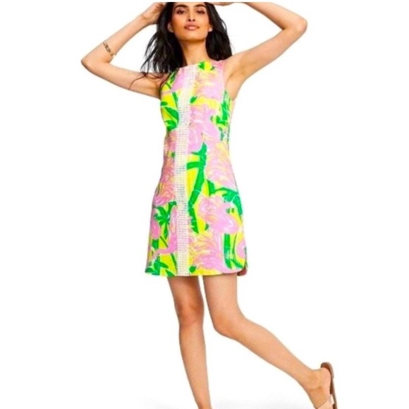 Lilly Pulitzer x Target Pink & Green Floral Dress - Picture 3 of 9